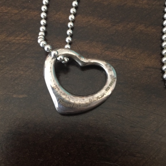 Tiffany & Co Elsa Perretti floating heart sterling - Picture 3 of 7